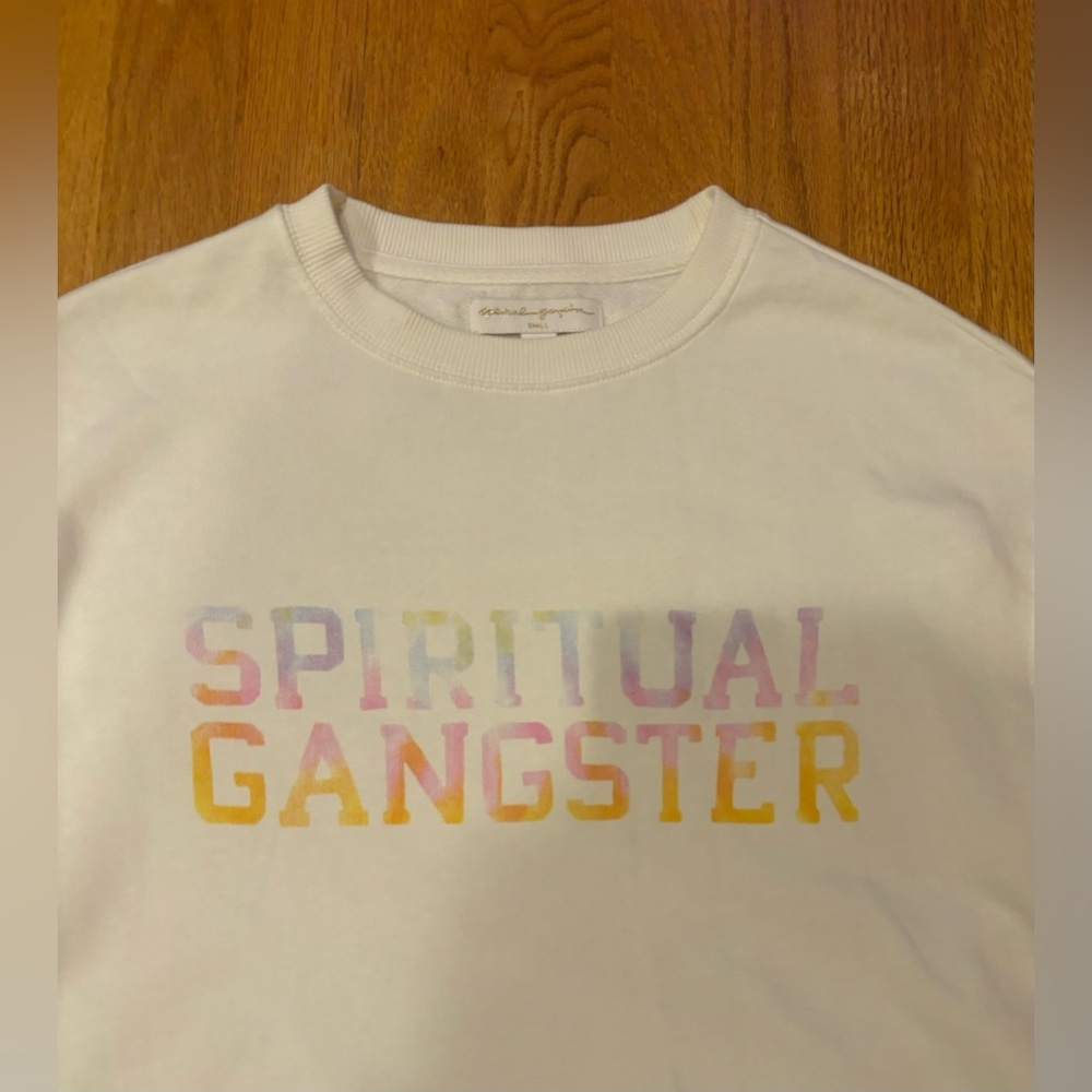 Spiritual Gangster cropped sweatshirt NWOT - Picture 2 of 9